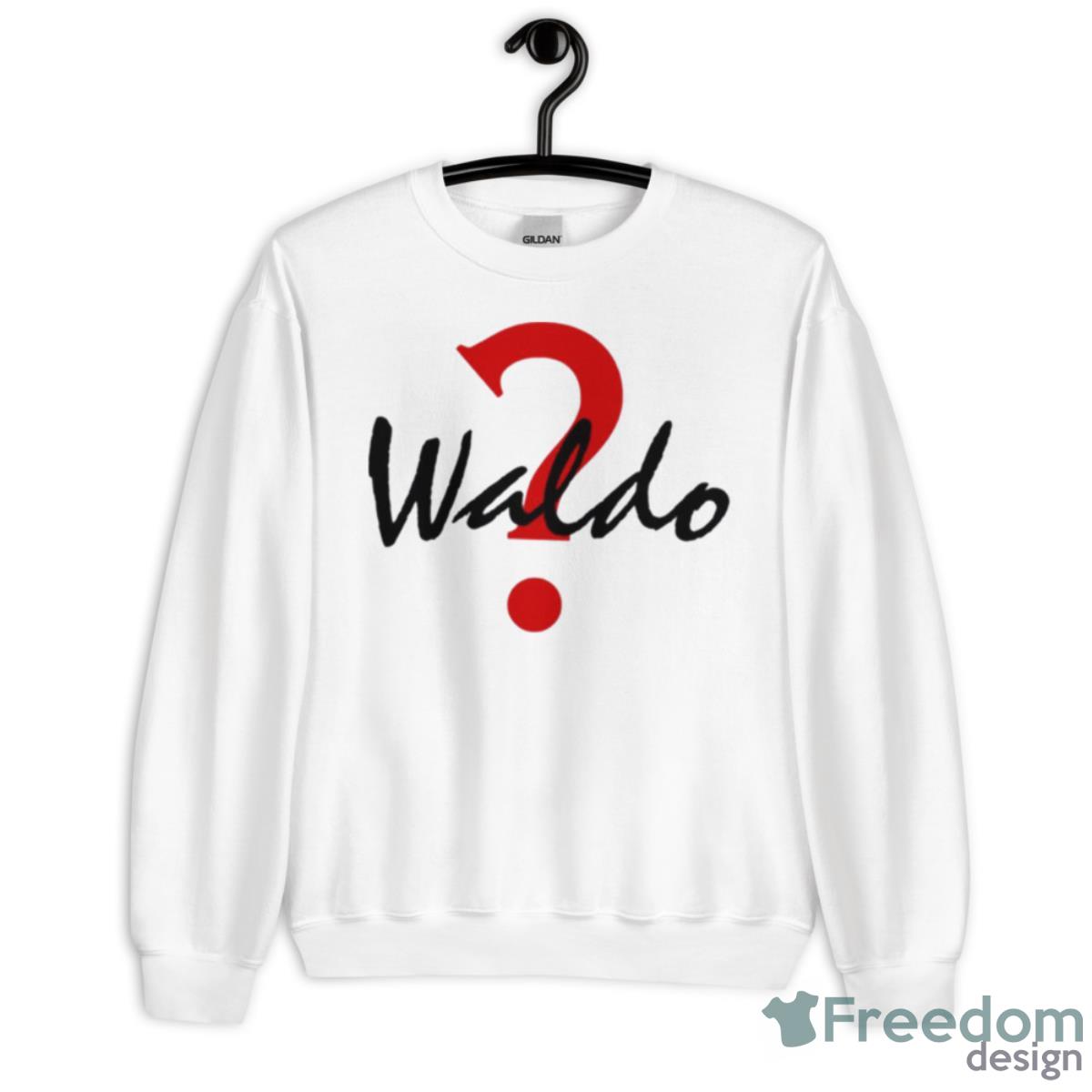 Waldo Questions Where Is Red Mark Design Shirt - Unisex Heavy Blend Crewneck Sweatshirt