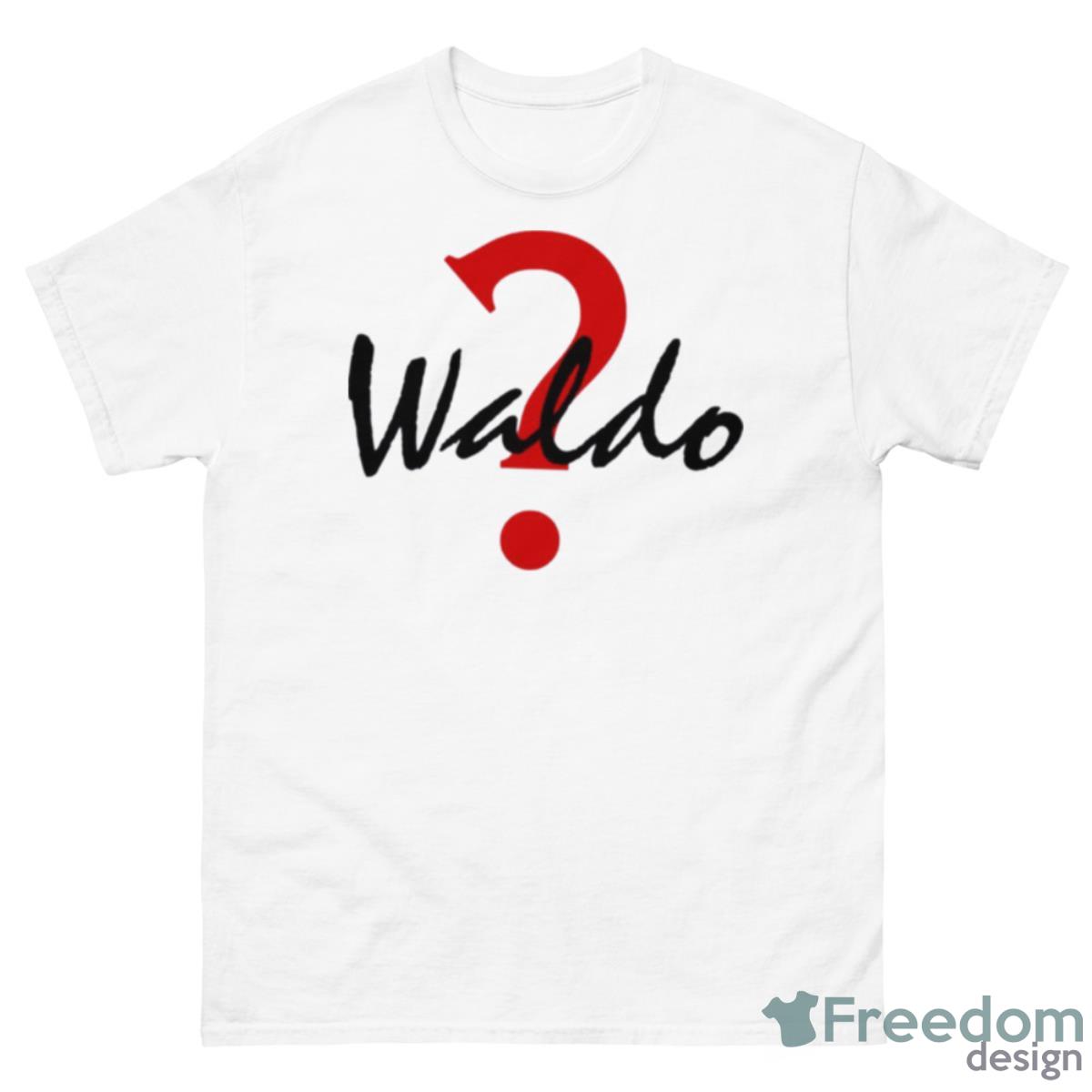 Waldo Questions Where Is Red Mark Design Shirt - 500 Men’s Classic Tee Gildan