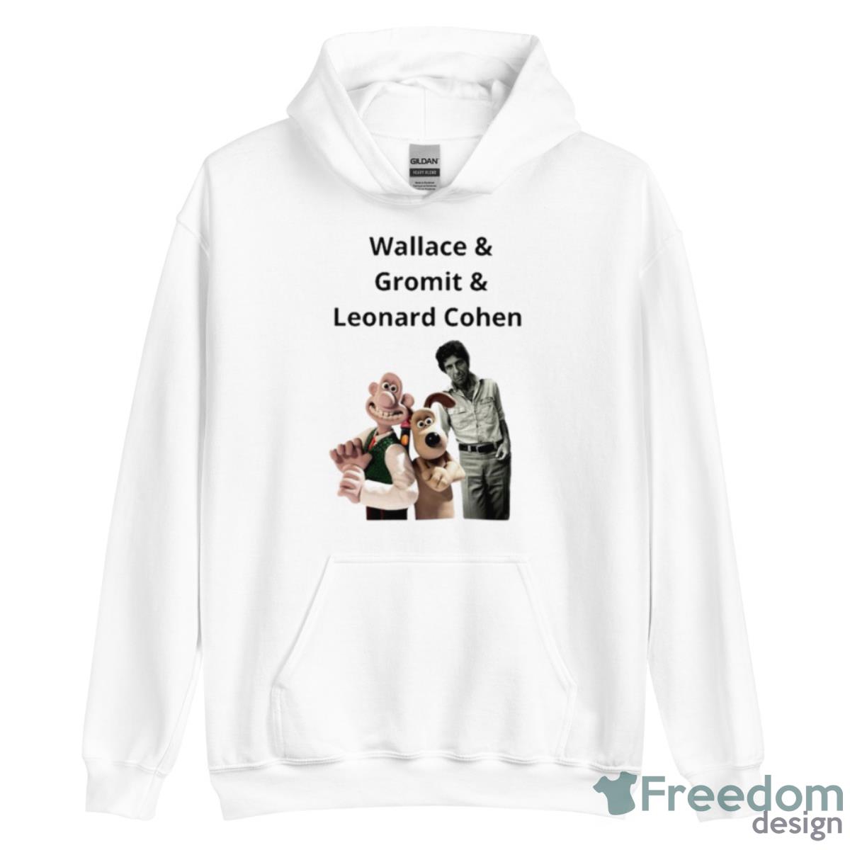 Wallace And Gromit Leonard Cohen Shirt - Unisex Heavy Blend Hooded Sweatshirt