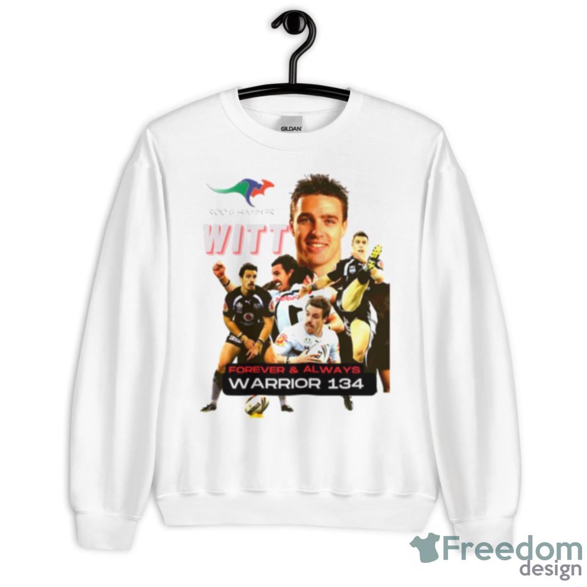 Warrior 134 Witt Rugby Player Shirt - Unisex Heavy Blend Crewneck Sweatshirt