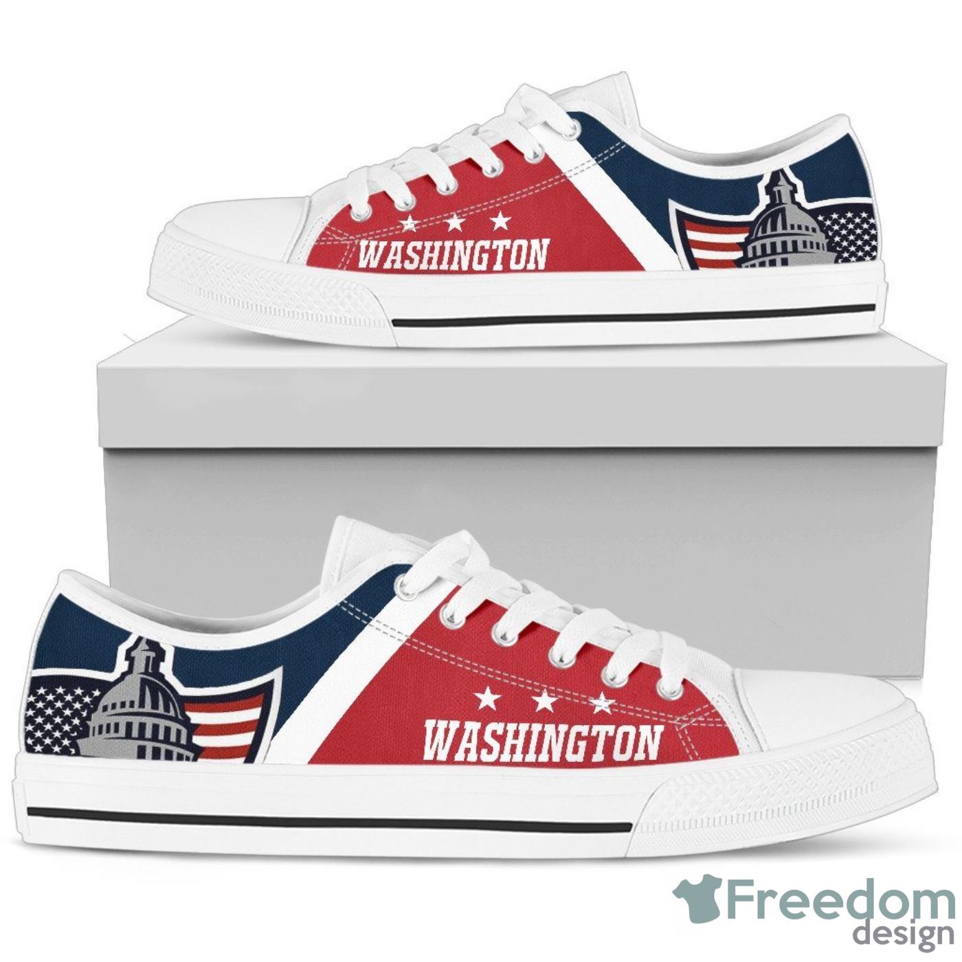 Washington Capitals Low Top Canvas Shoes For Men And Women Product Photo 2