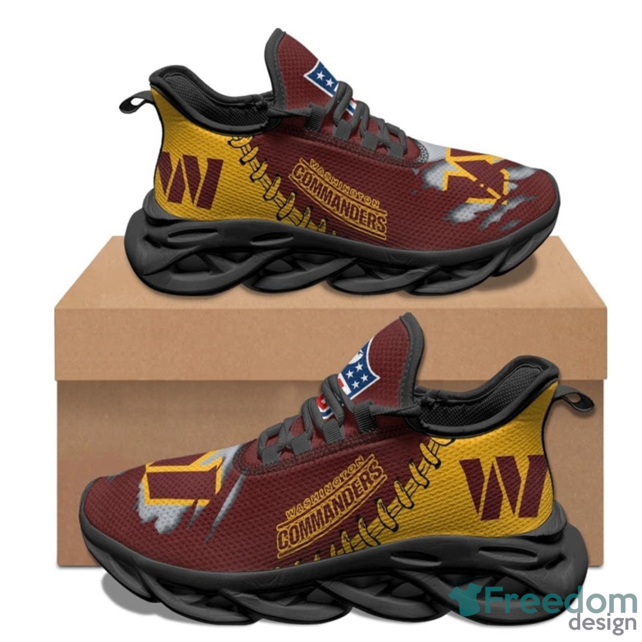 Washington Commanders NFL Max Soul Sneakers Running Shoes Product Photo 1