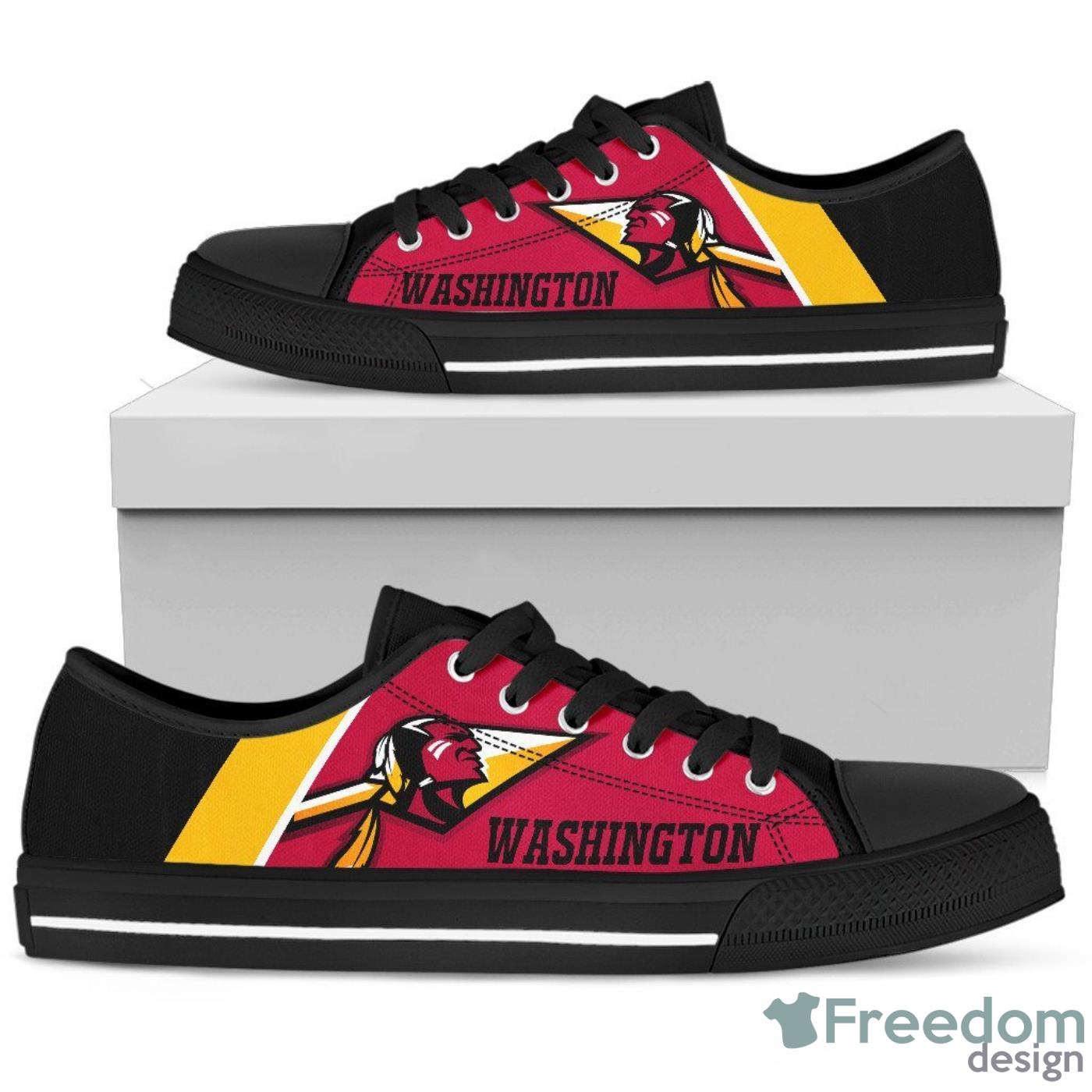 Washington Redskins Low Top Canvas Shoes For Men And Women Product Photo 1