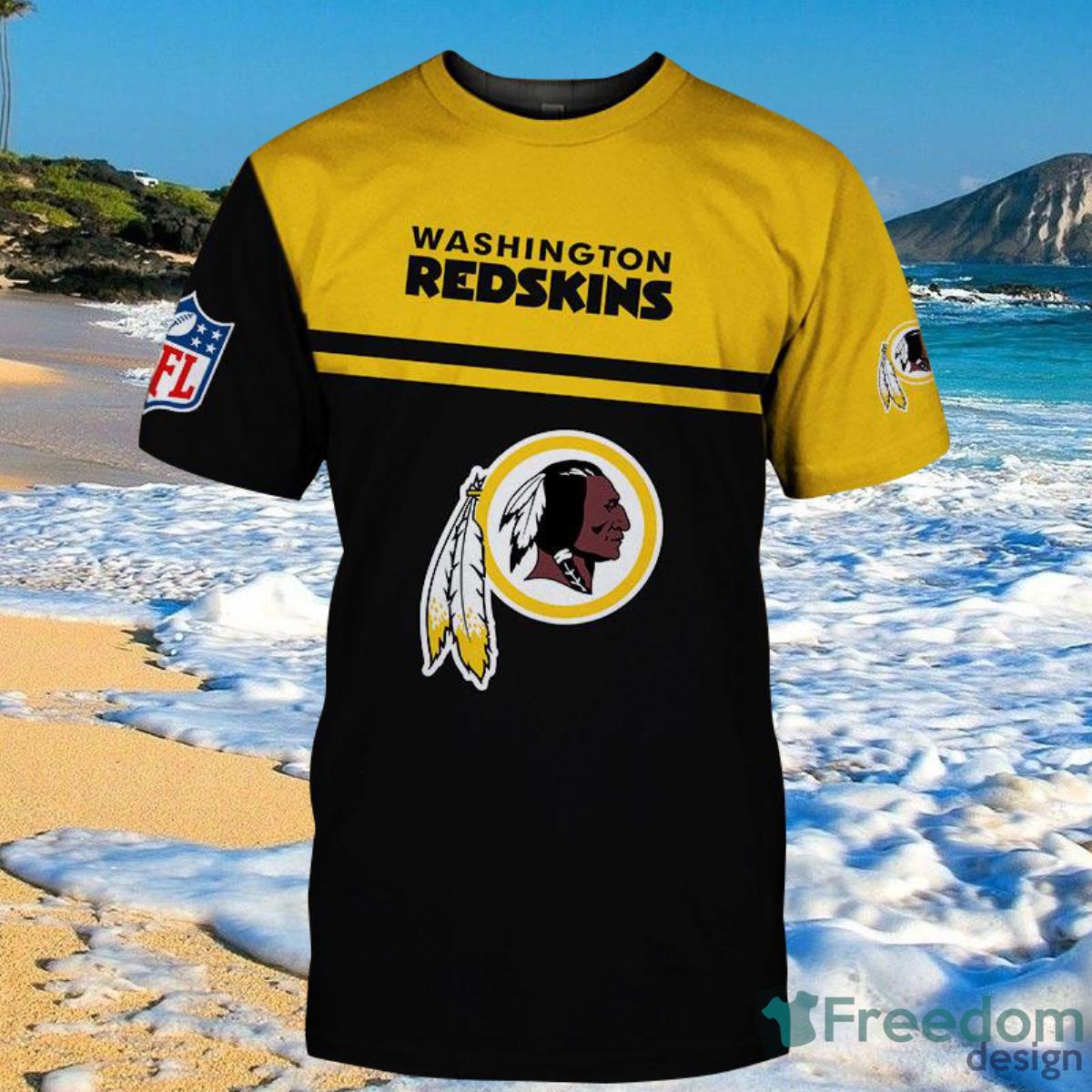 Washington Redskins Tee Shirts 3D Hand Skull For Men And Women Product Photo 2