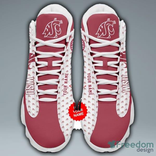 Washington State Air Jordan 13 Custom Name Personalized Shoes fusion - Washington State Air Jordan 13 Custom Name Personalized Shoes_2