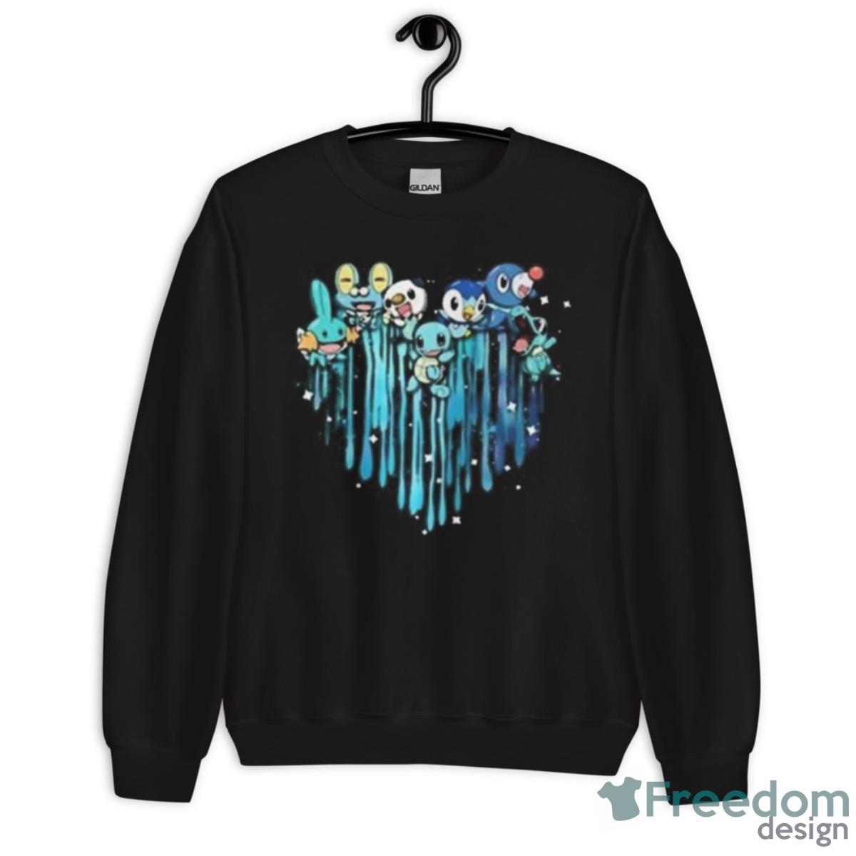 Water Love Pokemon Water Shirt - Unisex Crewneck Sweatshirt