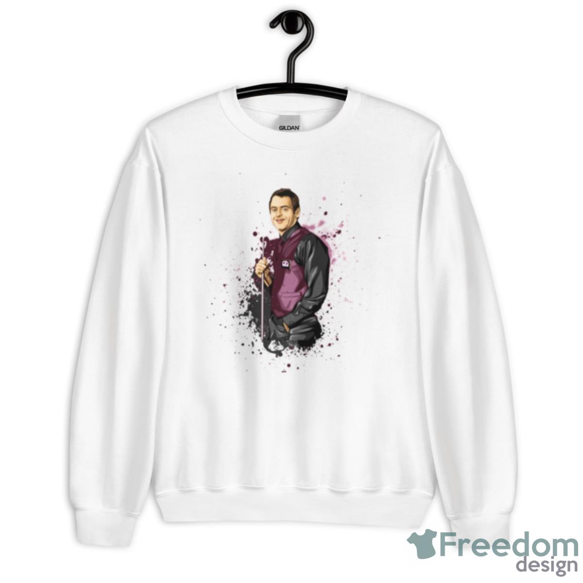 Watercolor Design Ronnie O’sullivan Shirt - Unisex Heavy Blend Crewneck Sweatshirt