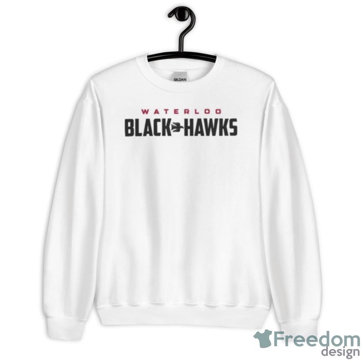 Waterloo Black Hawks Square 2023 Shirt - Unisex Heavy Blend Crewneck Sweatshirt