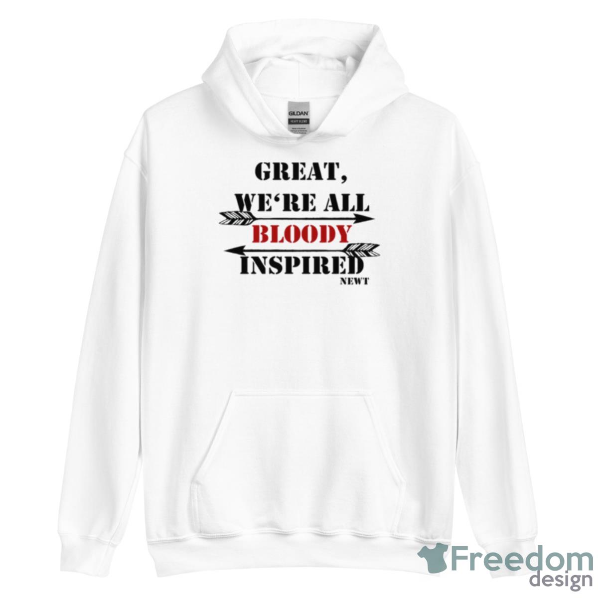 We Are All Bloody Inspired Maze Runner shirt - Unisex Heavy Blend Hooded Sweatshirt