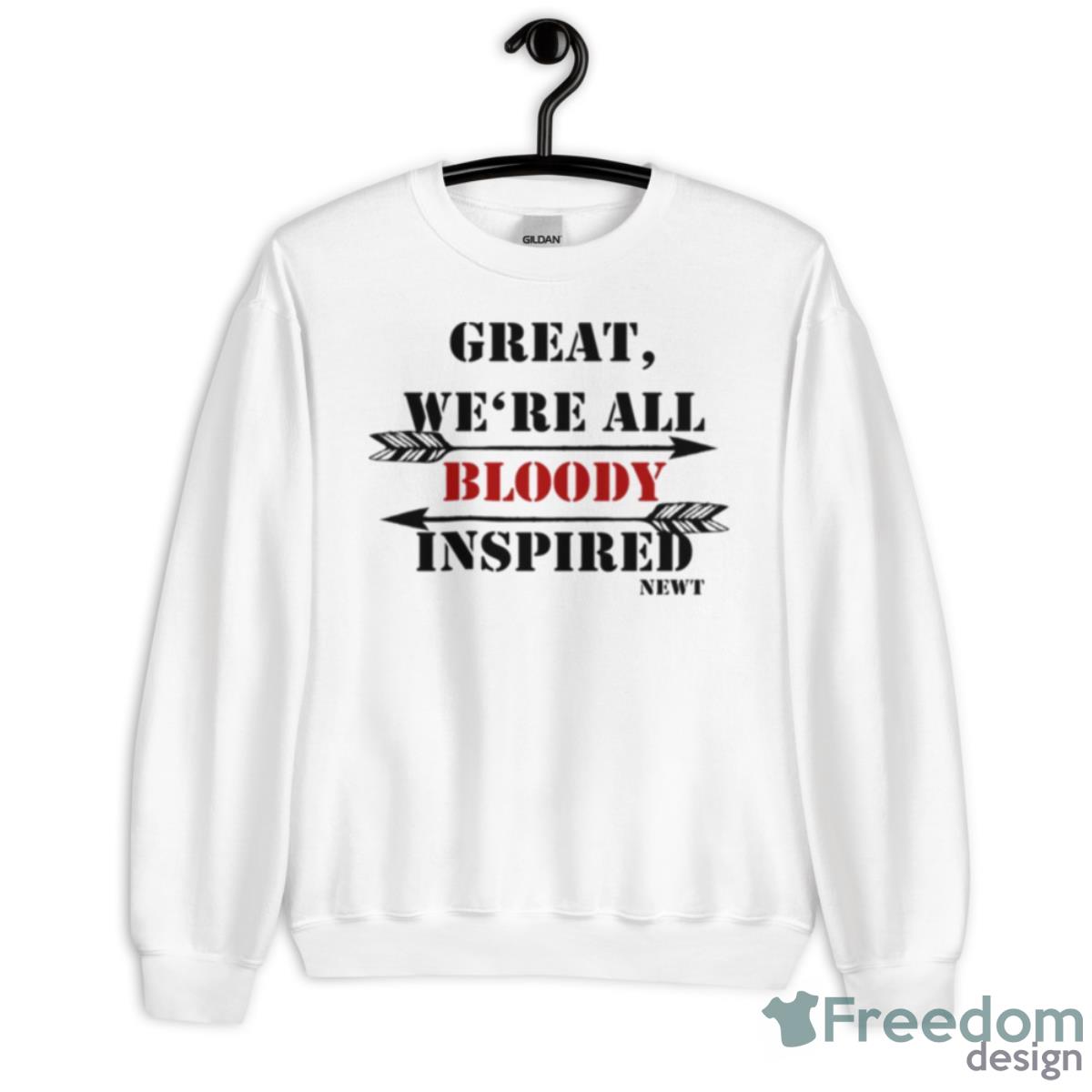 We Are All Bloody Inspired Maze Runner shirt - Unisex Heavy Blend Crewneck Sweatshirt