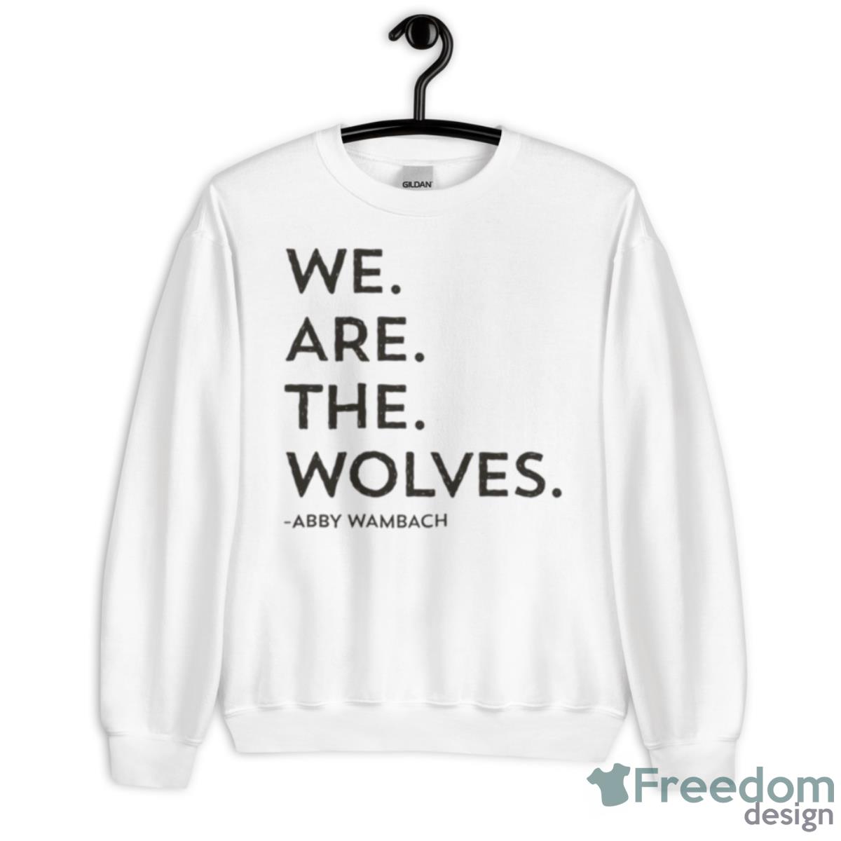 We Are The Wolves Abby Wambach shirt - Unisex Heavy Blend Crewneck Sweatshirt