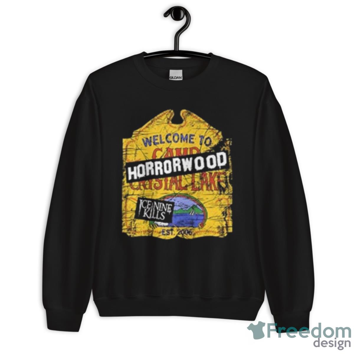 Welcome To Camp Horrorwood Shirt - Unisex Crewneck Sweatshirt