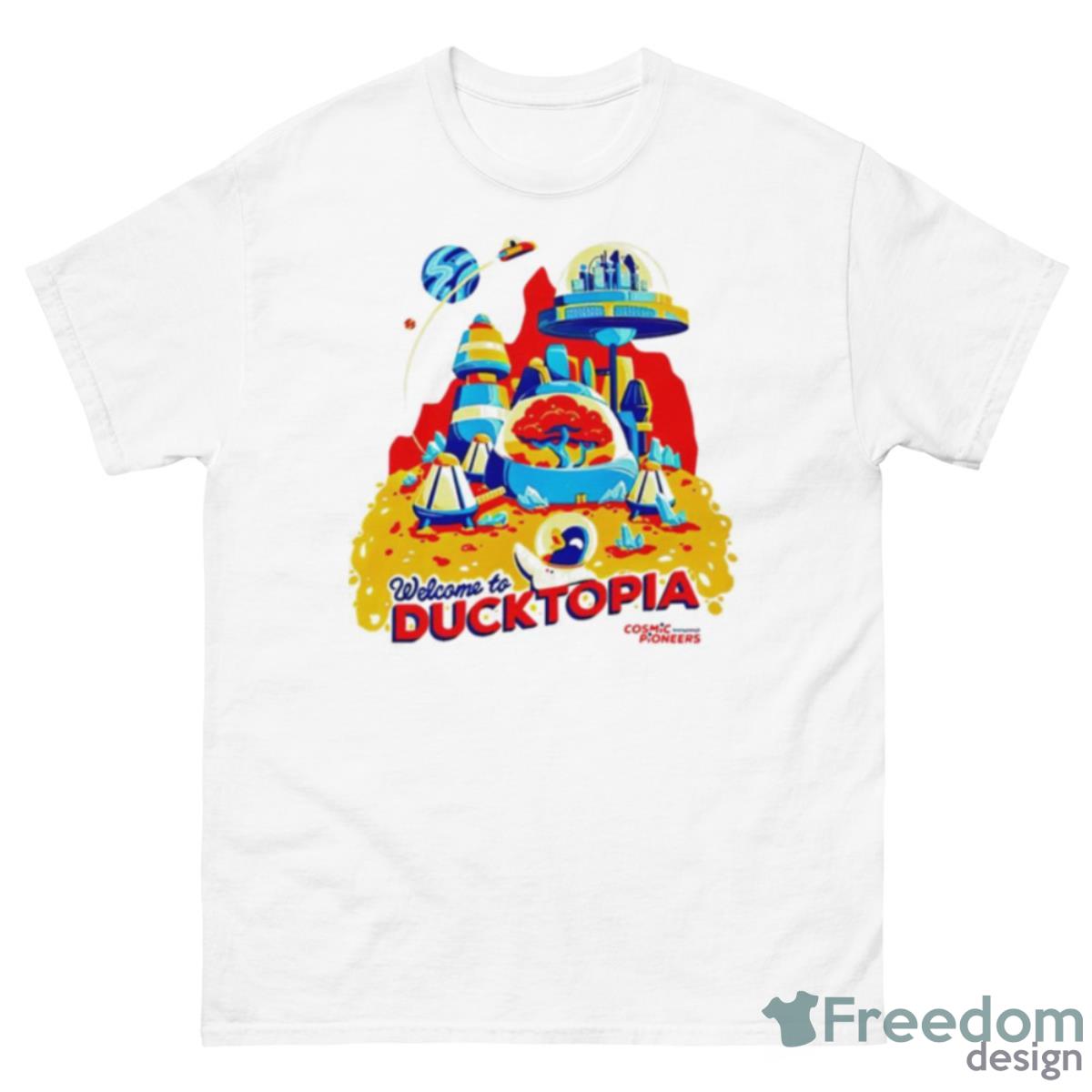 Welcome To Ducktopia Shirt - 500 Men’s Classic Tee Gildan