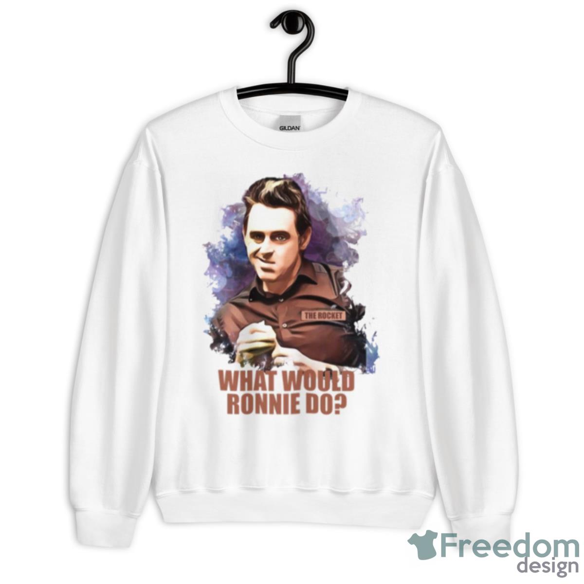 What Would Ronnie Do Snooker Shirt - Unisex Heavy Blend Crewneck Sweatshirt