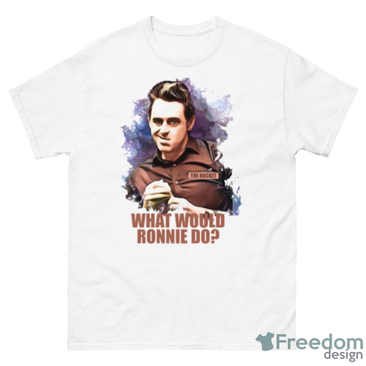 What Would Ronnie Do Snooker Shirt - 500 Men’s Classic Tee Gildan