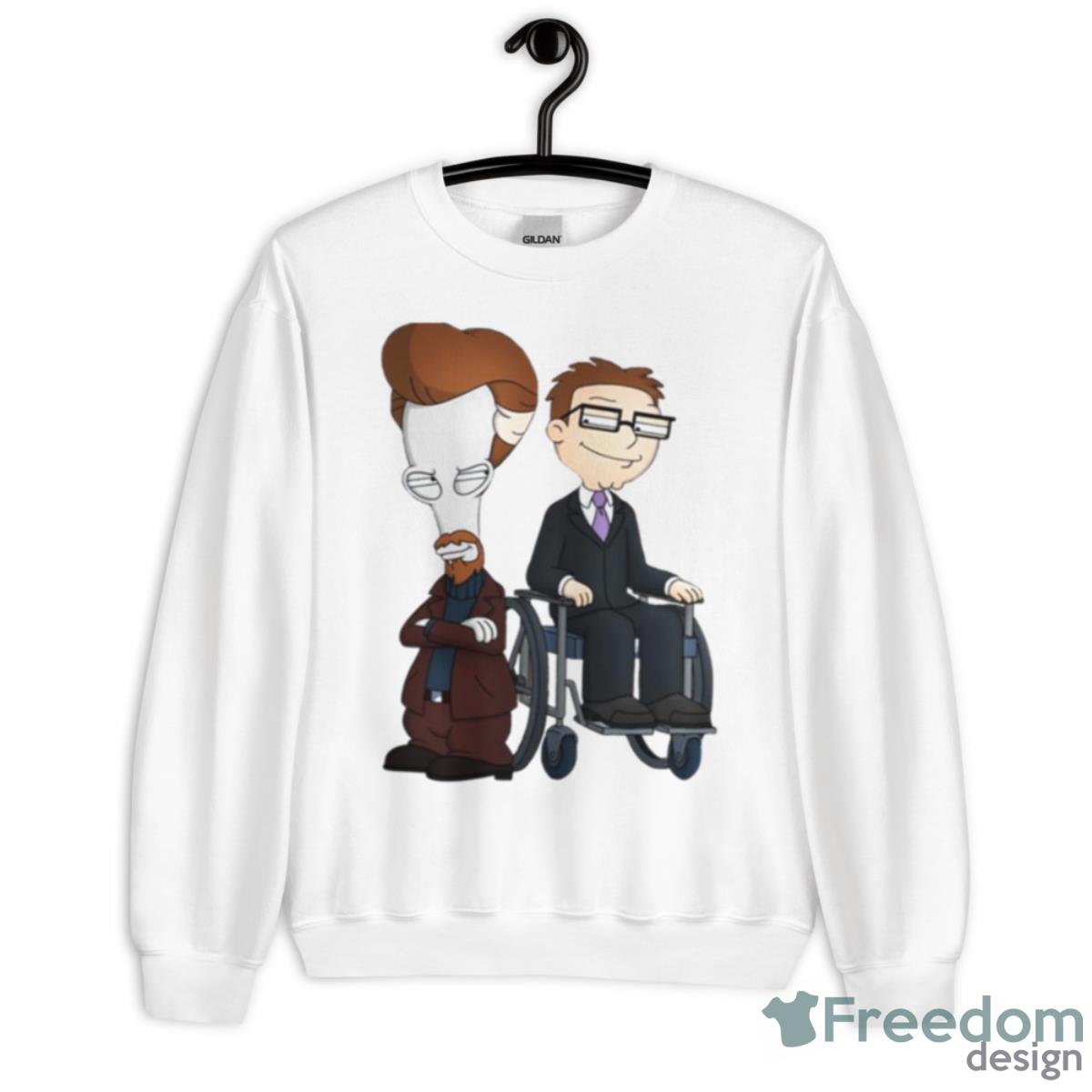 Wheels And The Leg Man American Dad Roger And Steve Shirt - Unisex Heavy Blend Crewneck Sweatshirt