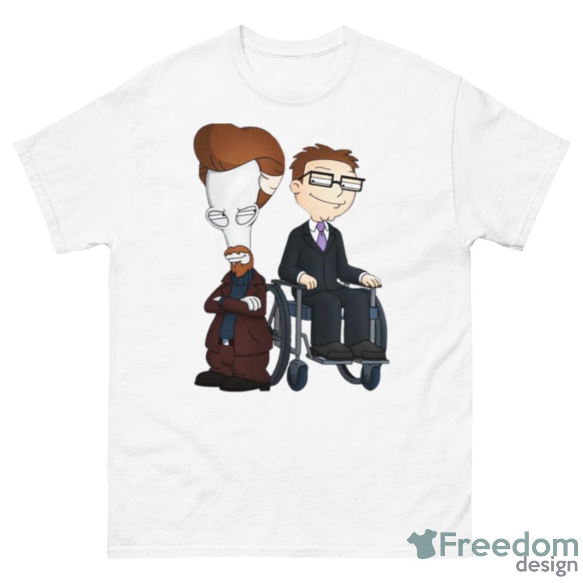 Wheels And The Leg Man American Dad Roger And Steve Shirt - 500 Men’s Classic Tee Gildan