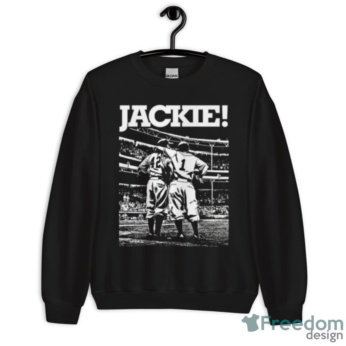 White Art Jackie Robinson Myth Brooklyn Shirt - Unisex Crewneck Sweatshirt