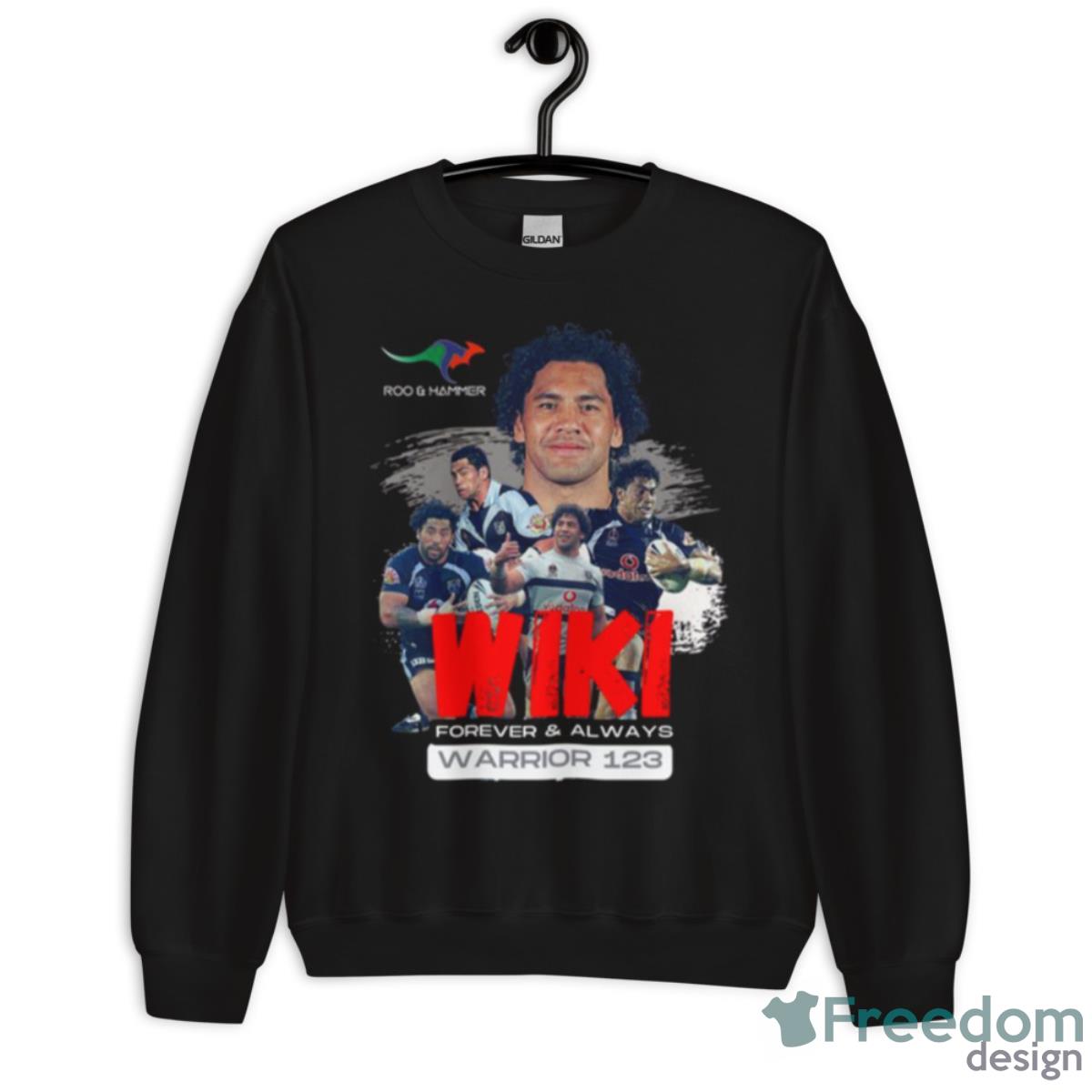 Wiki Warrior 123 Portraits Rugby Player Shirt - Unisex Crewneck Sweatshirt