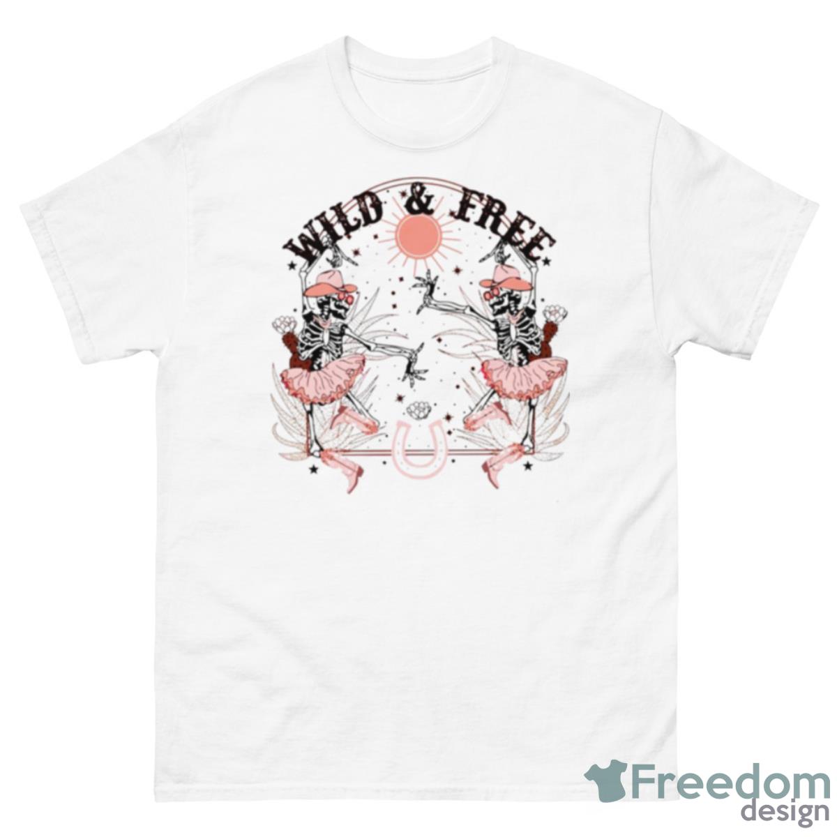 Wild And Free Skull Dance Shirt - 500 Men’s Classic Tee Gildan