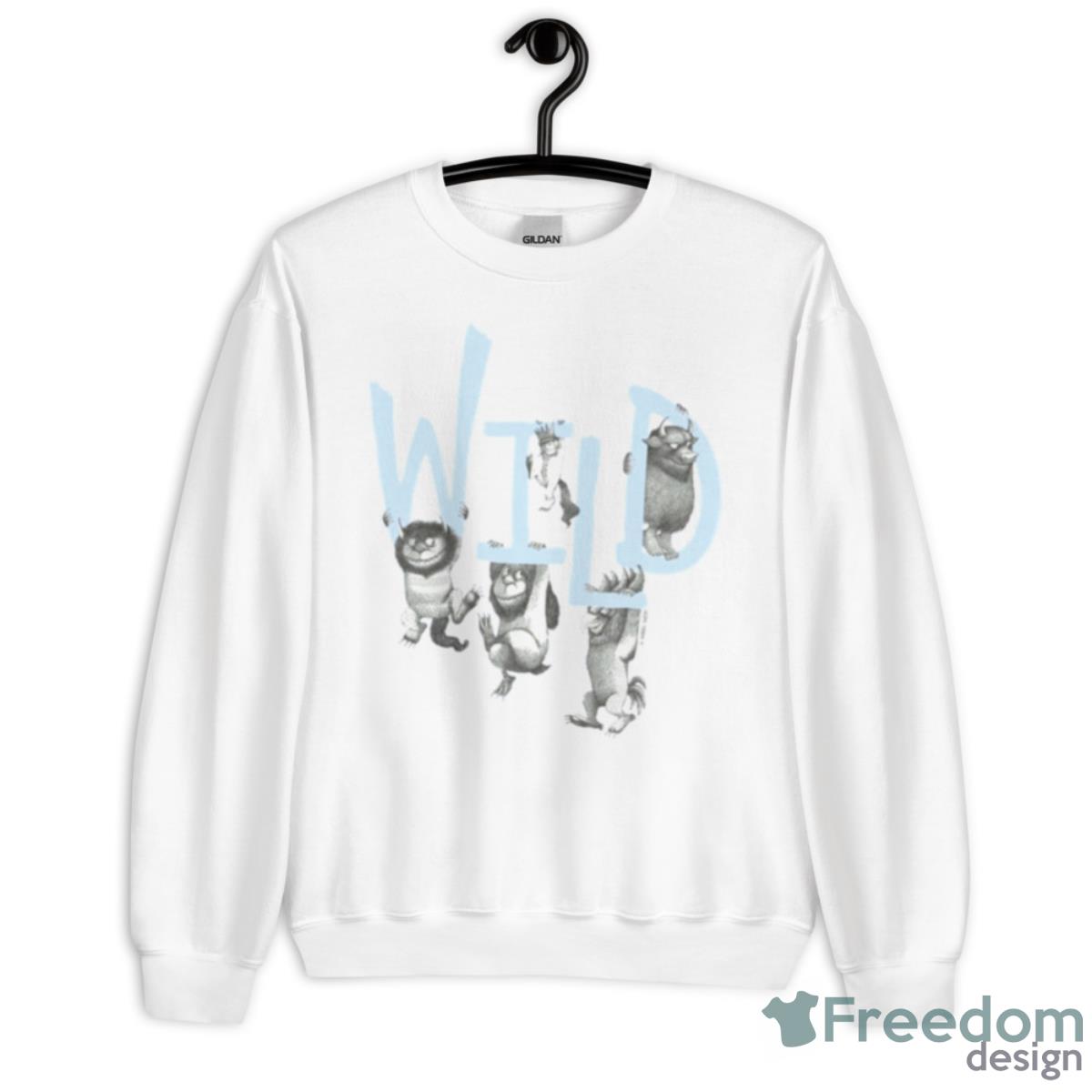 Wild Wild Things And Max Blue Shirt - Unisex Heavy Blend Crewneck Sweatshirt