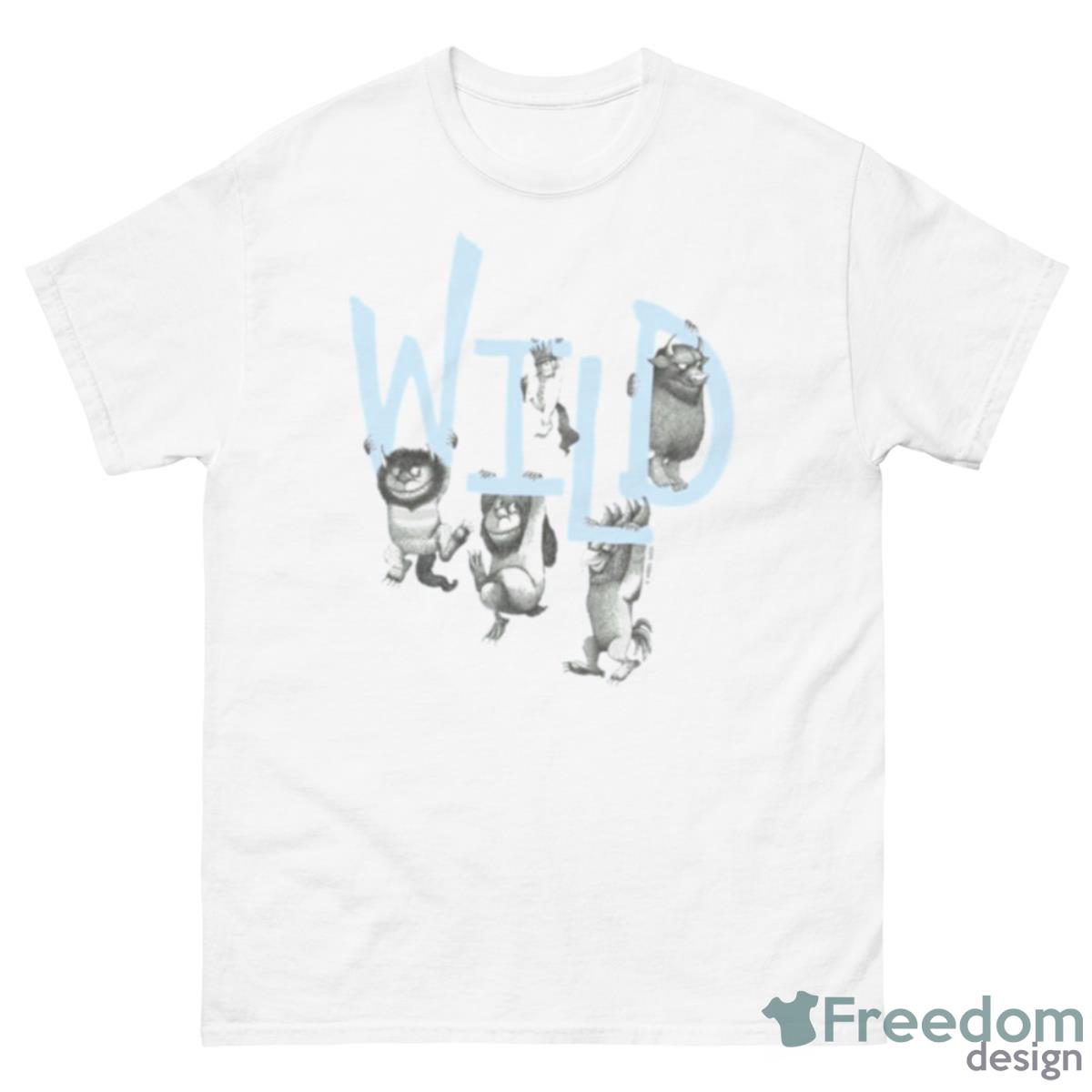 Wild Wild Things And Max Blue Shirt - 500 Men’s Classic Tee Gildan