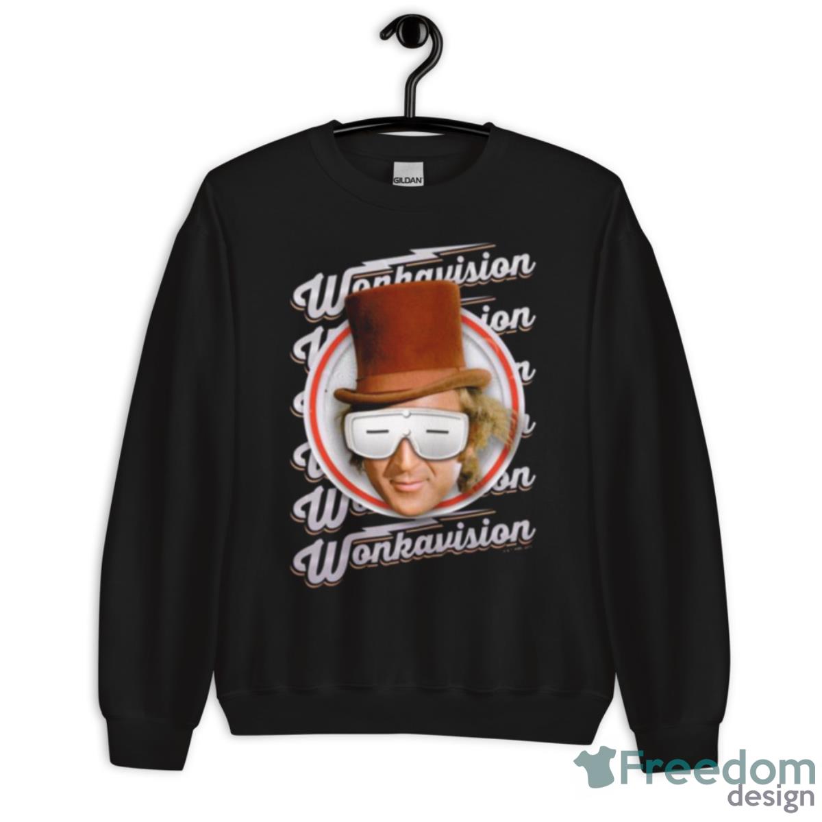 Willy Wonka In Wonkavision Goggles Shirt - Unisex Crewneck Sweatshirt