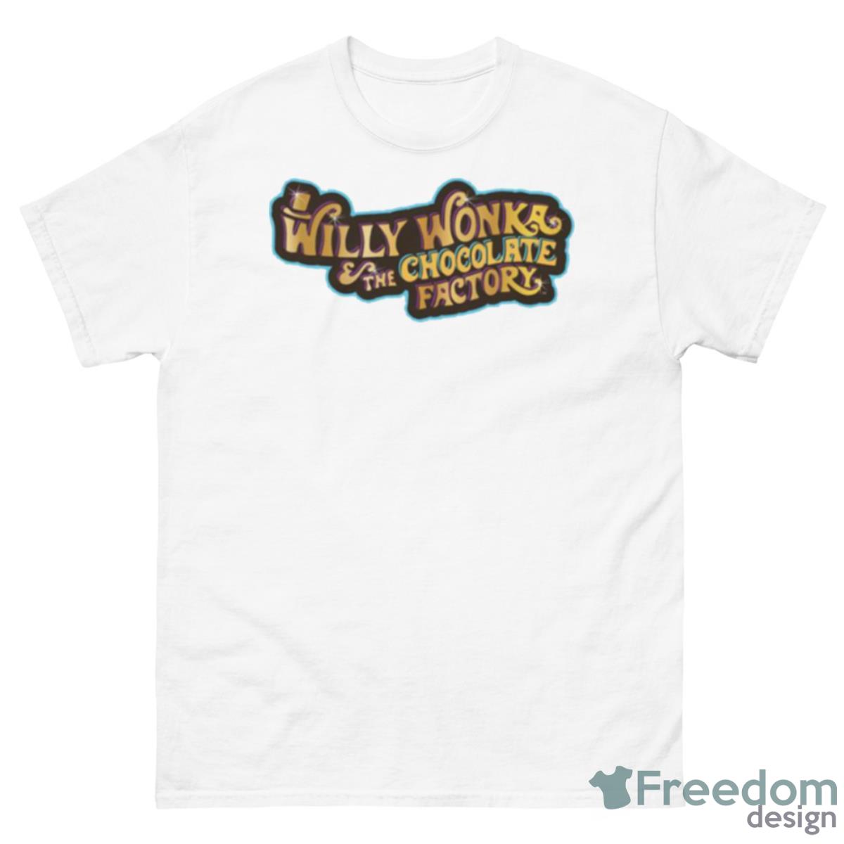 Willy Wonka & The Chocolate Factory Logo Shirt - 500 Men’s Classic Tee Gildan