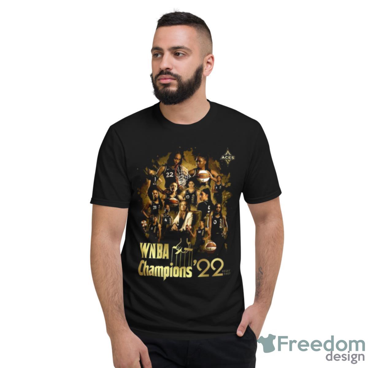 Wnba Champions 22 Las Vegas Aces Shirt - Short Sleeve T-Shirt