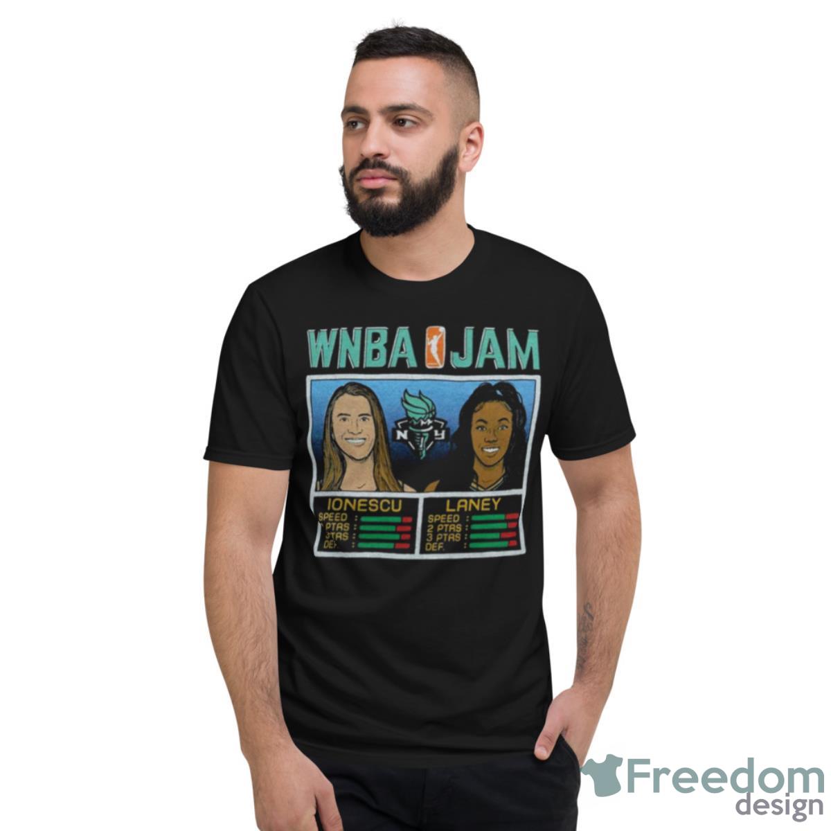 Wnba Jam New York Liberty Shirt - Short Sleeve T-Shirt