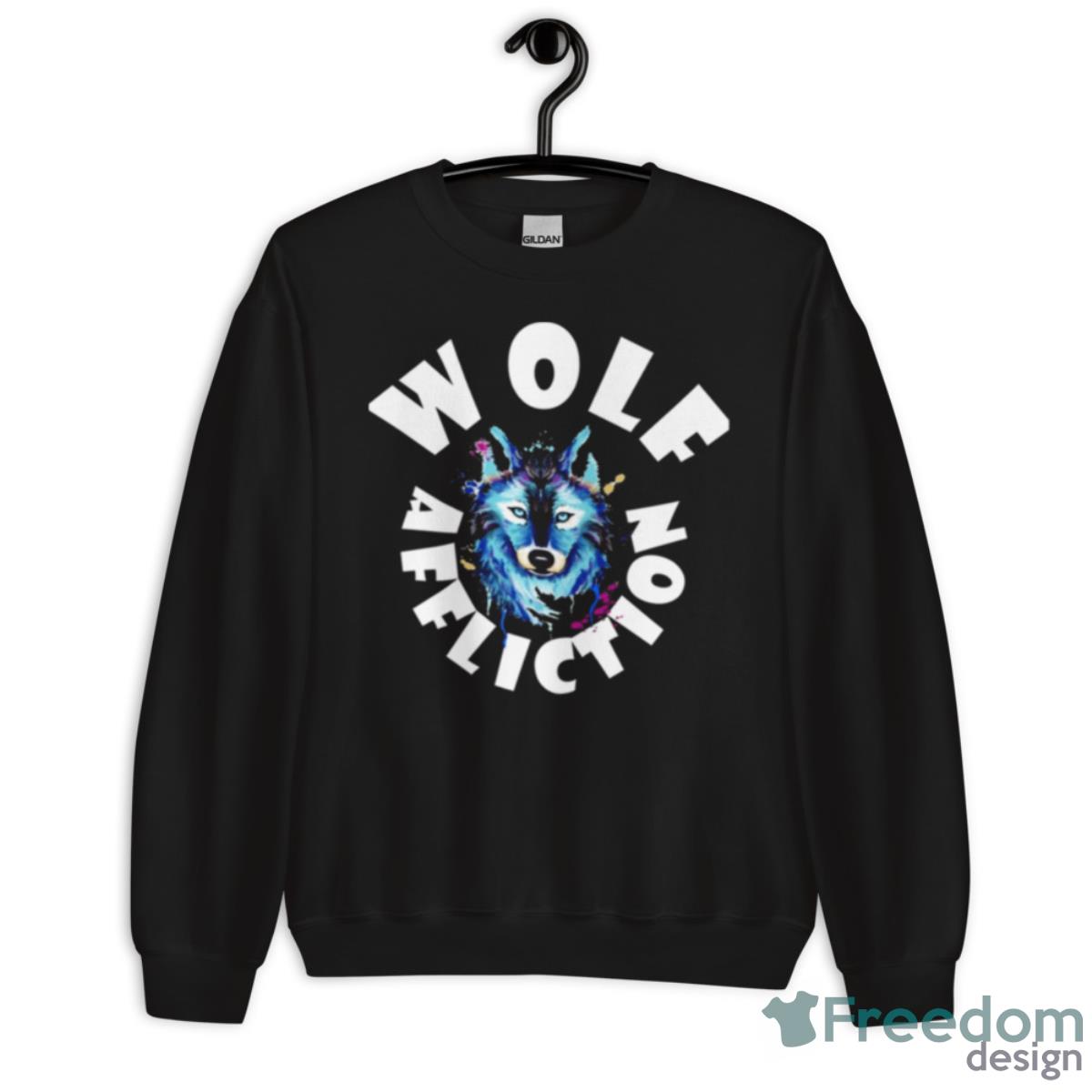 Wolf Affliction Tri Blend Jai Wolf Shirt - Unisex Crewneck Sweatshirt