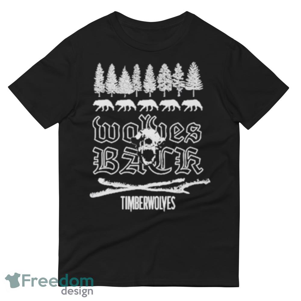 Wolves Back Timberwolves 2023 Playoffs Black T Shirt - 980 Lightweight Fashion Short Sleeve T-Shirt Wolves Back Timberwolves 2023 Playoffs Black T Shirt - 980 Lightweight Fashion Short Sleeve T-Shirt