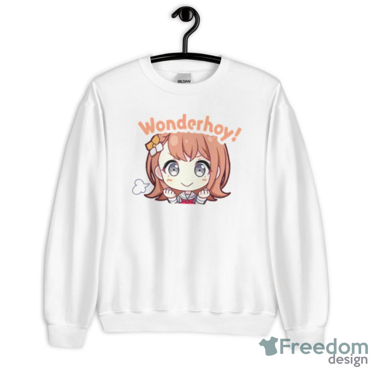 Wonderhoy Hatsune Miku Colorful Stage Shirt - Unisex Heavy Blend Crewneck Sweatshirt