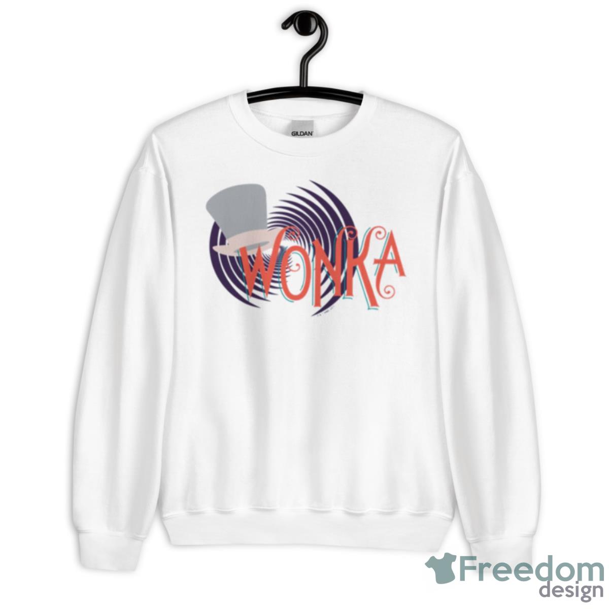 Wonka Spiral Logo Willy Wonka Shirt - Unisex Heavy Blend Crewneck Sweatshirt