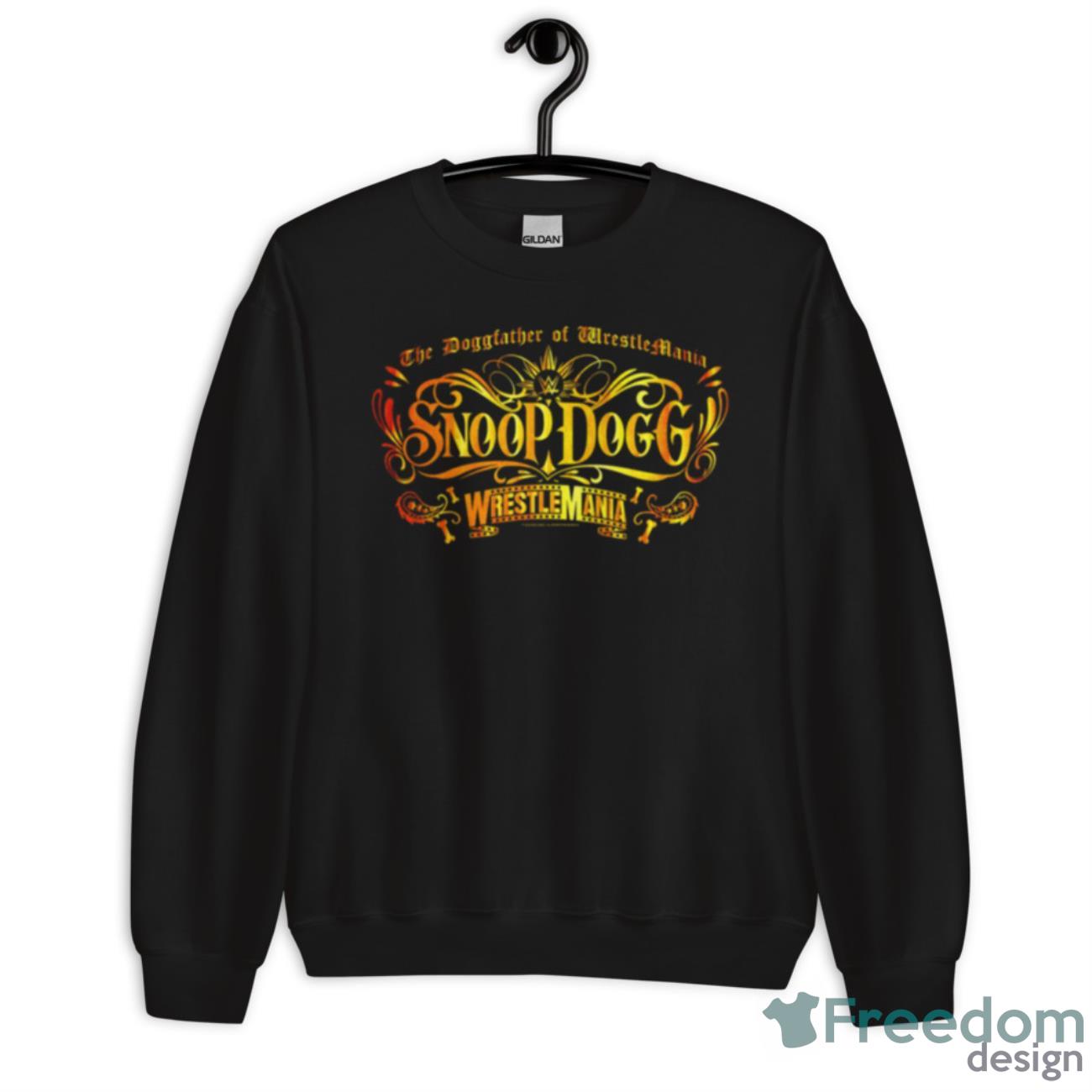 WrestleMania WrestleMania 39 Snoop Dogg Doggfather Shirt - Unisex Crewneck Sweatshirt