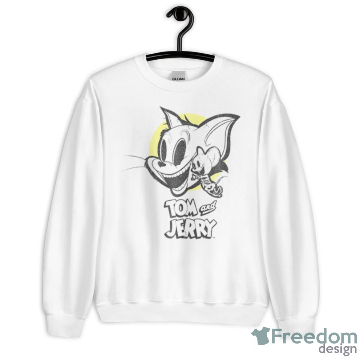 Xray Skeleton Buddies Tom And Jerry Shirt - Unisex Heavy Blend Crewneck Sweatshirt