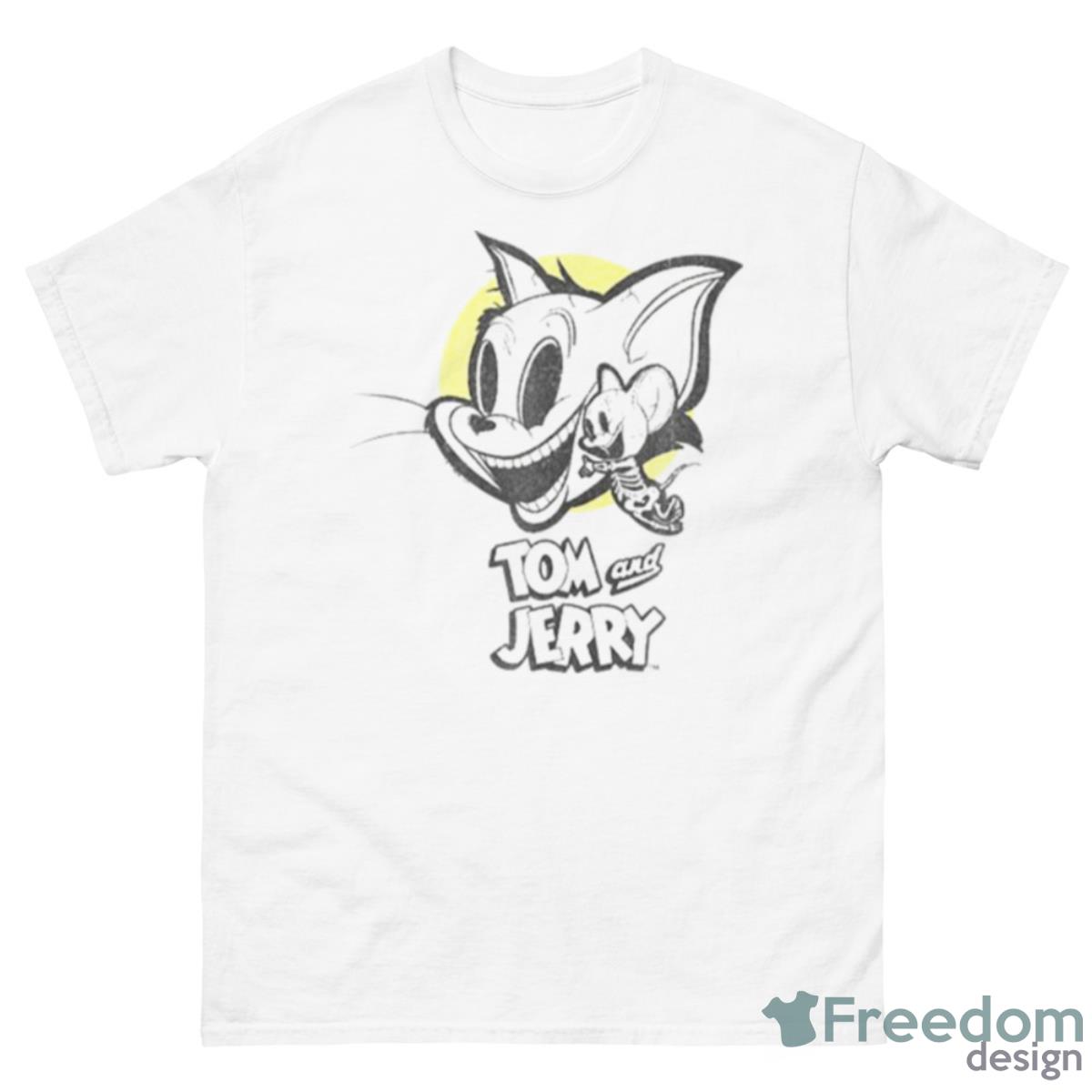 Xray Skeleton Buddies Tom And Jerry Shirt - 500 Men’s Classic Tee Gildan