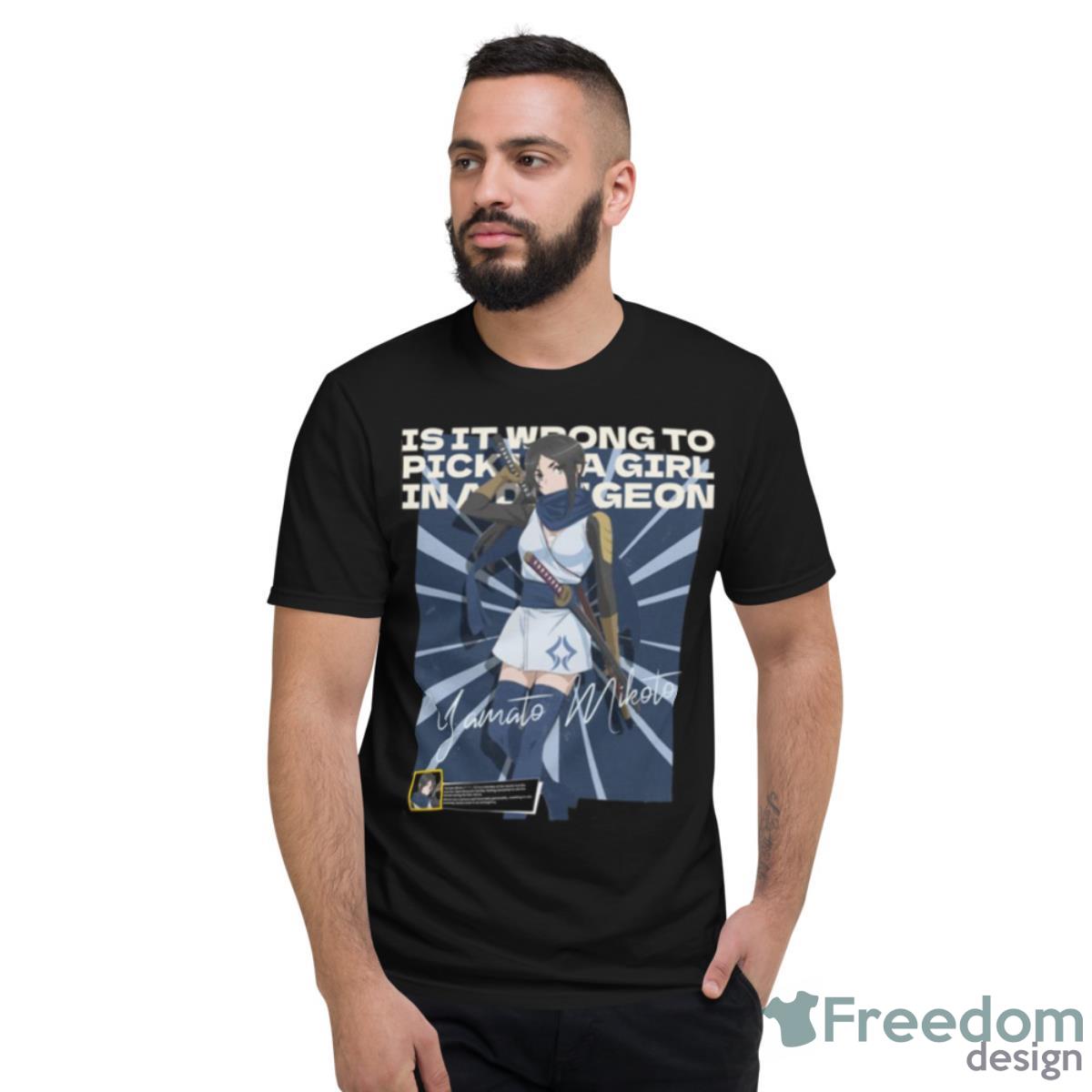 Yamato Mikoto Danmachi Shirt - Short Sleeve T-Shirt