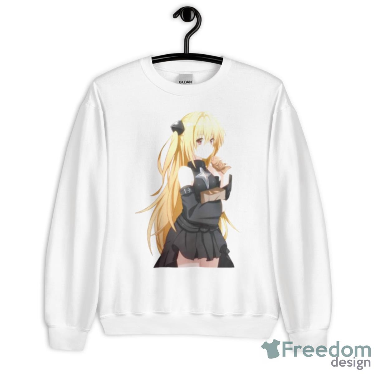 Yami Eating To Love Ru Shirt - Unisex Heavy Blend Crewneck Sweatshirt