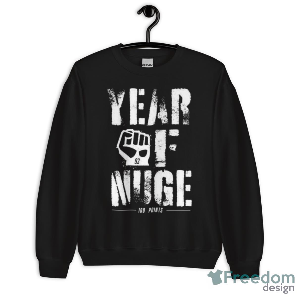 Year Of Nuge 100 Points Shirt - Unisex Crewneck Sweatshirt