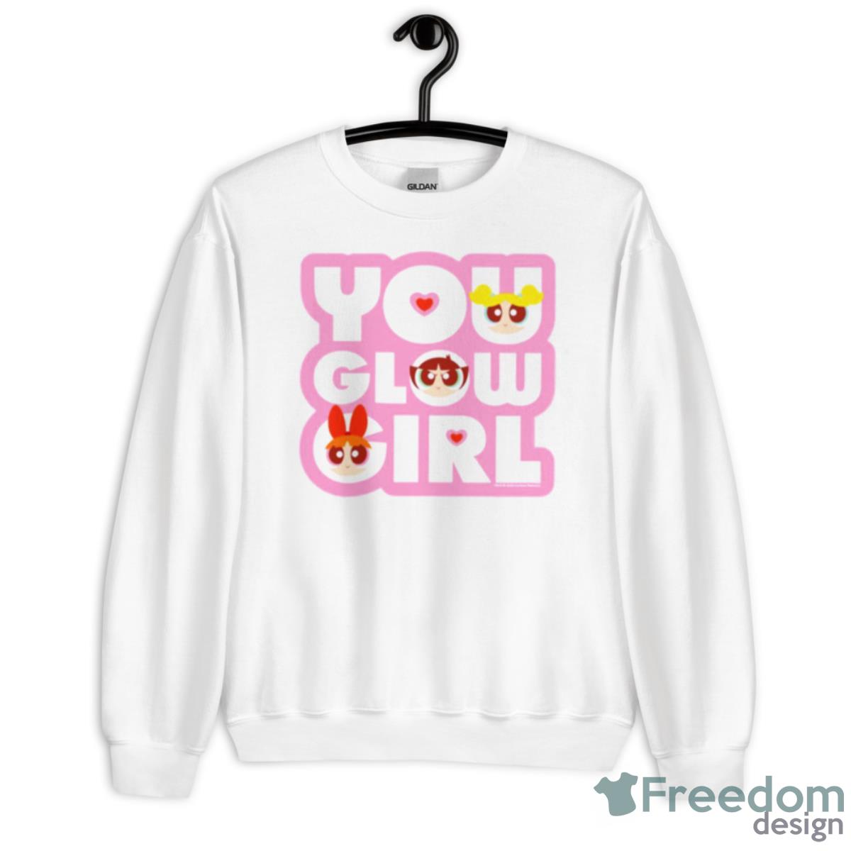 You Glow Girl Powerpuff Girls Shirt - Unisex Heavy Blend Crewneck Sweatshirt