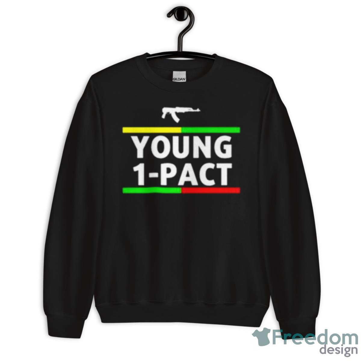 Young 1 Pact Gun Shirt - Unisex Crewneck Sweatshirt