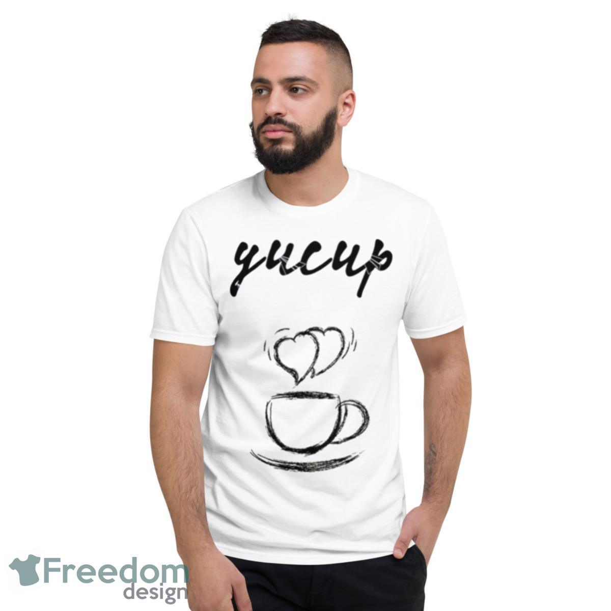 Yucup Hearts Coffee Shirt - Short Sleeve T-Shirt