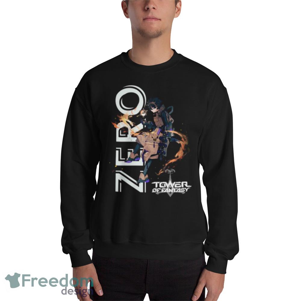 Zero Tower Of Fantasy Game Black T Shirt - 18000 Unisex Heavy Blend Crewneck Sweatshirt