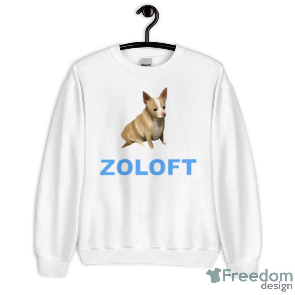 Zoloft Chihuahua Dog Shirt - Unisex Heavy Blend Crewneck Sweatshirt