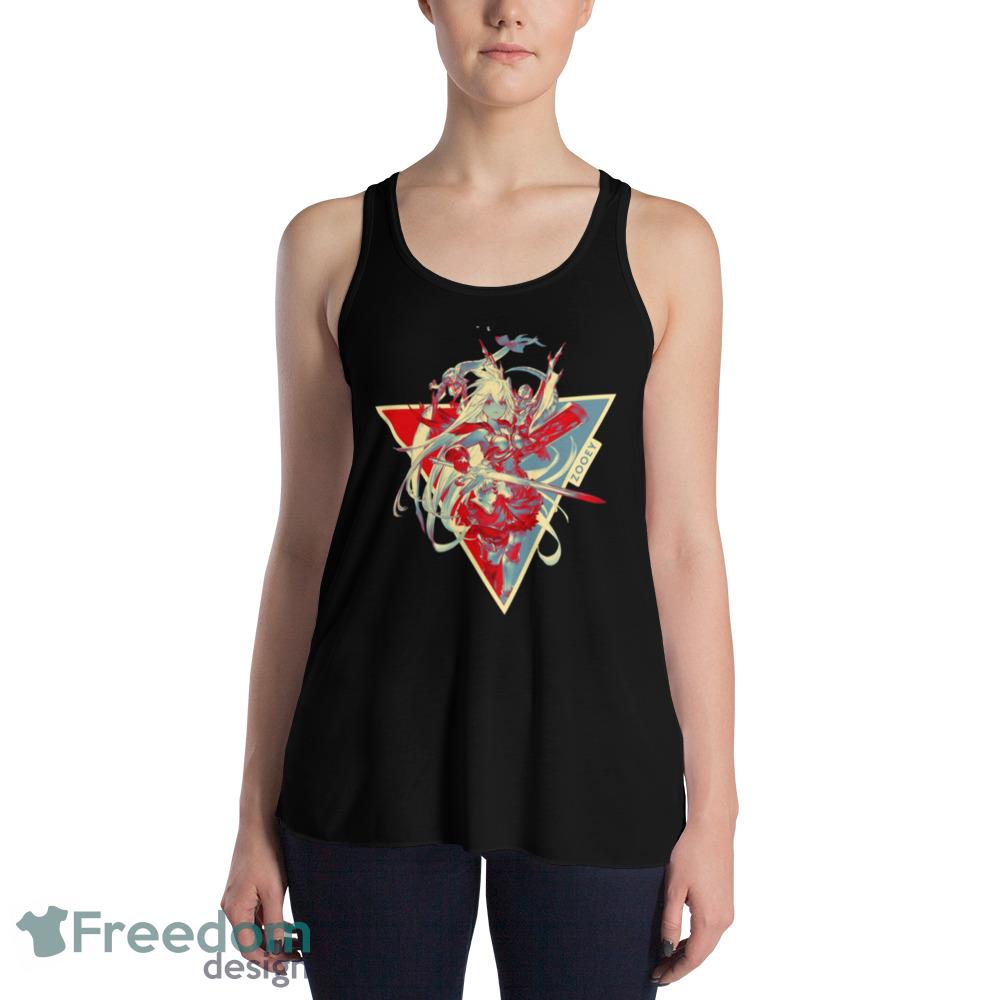 Zooey In Power Granblue Fantasy Black T Shirt - 8800 Womens Flowy Racerback Tank Zooey In Power Granblue Fantasy Black T Shirt - 8800 Womens Flowy Racerback Tank