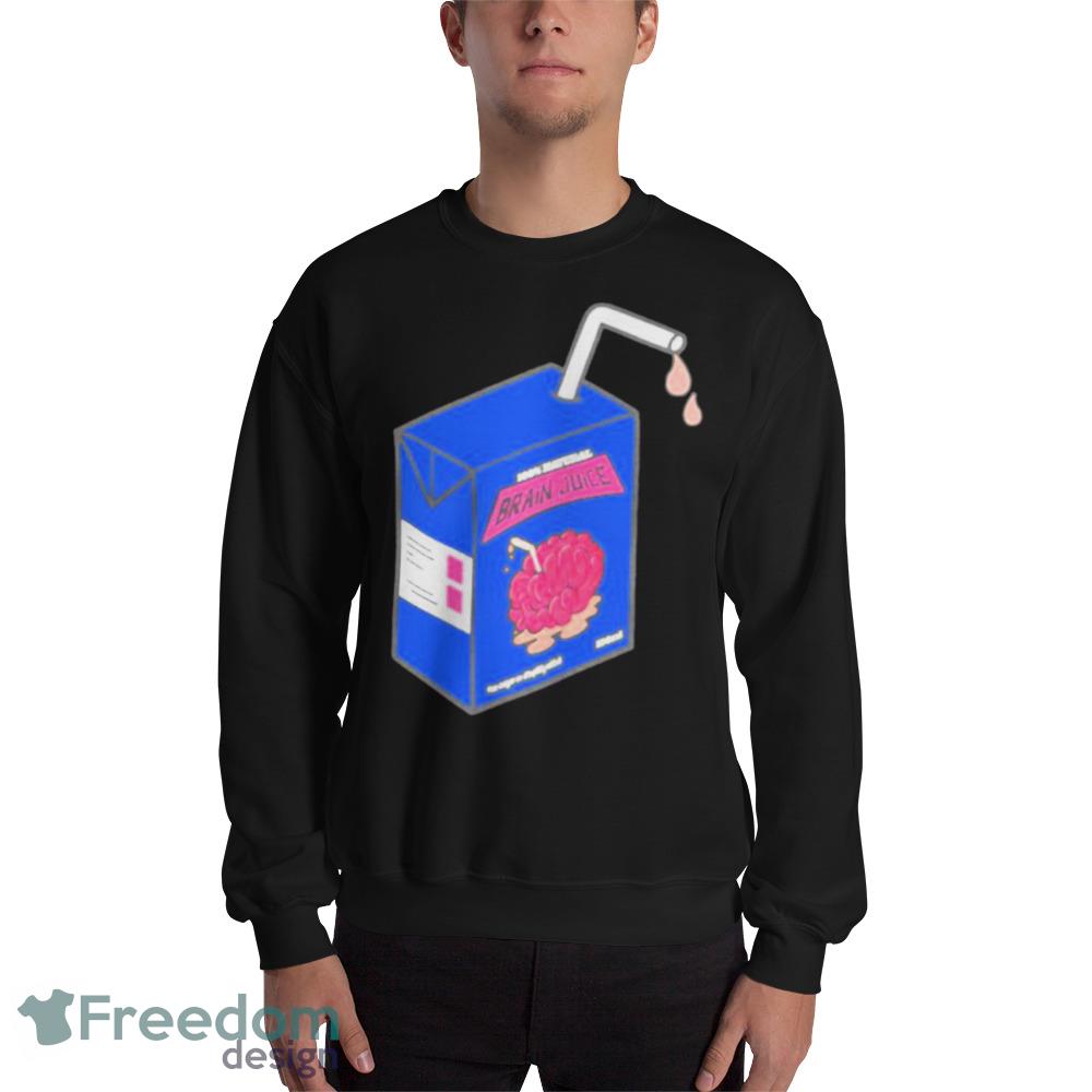 100 natural brain juice shirt - 18000 Unisex Heavy Blend Crewneck Sweatshirt