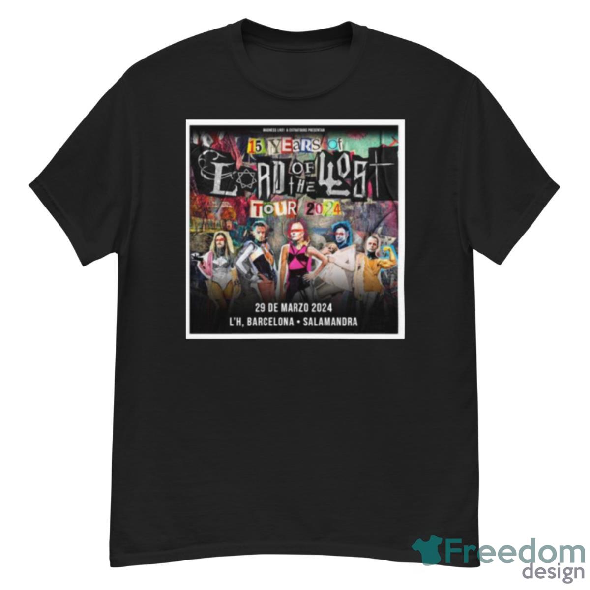 15 Years Of Lord Of The Lost Tour 2024 Shirt - G500 Men’s Classic T-Shirt