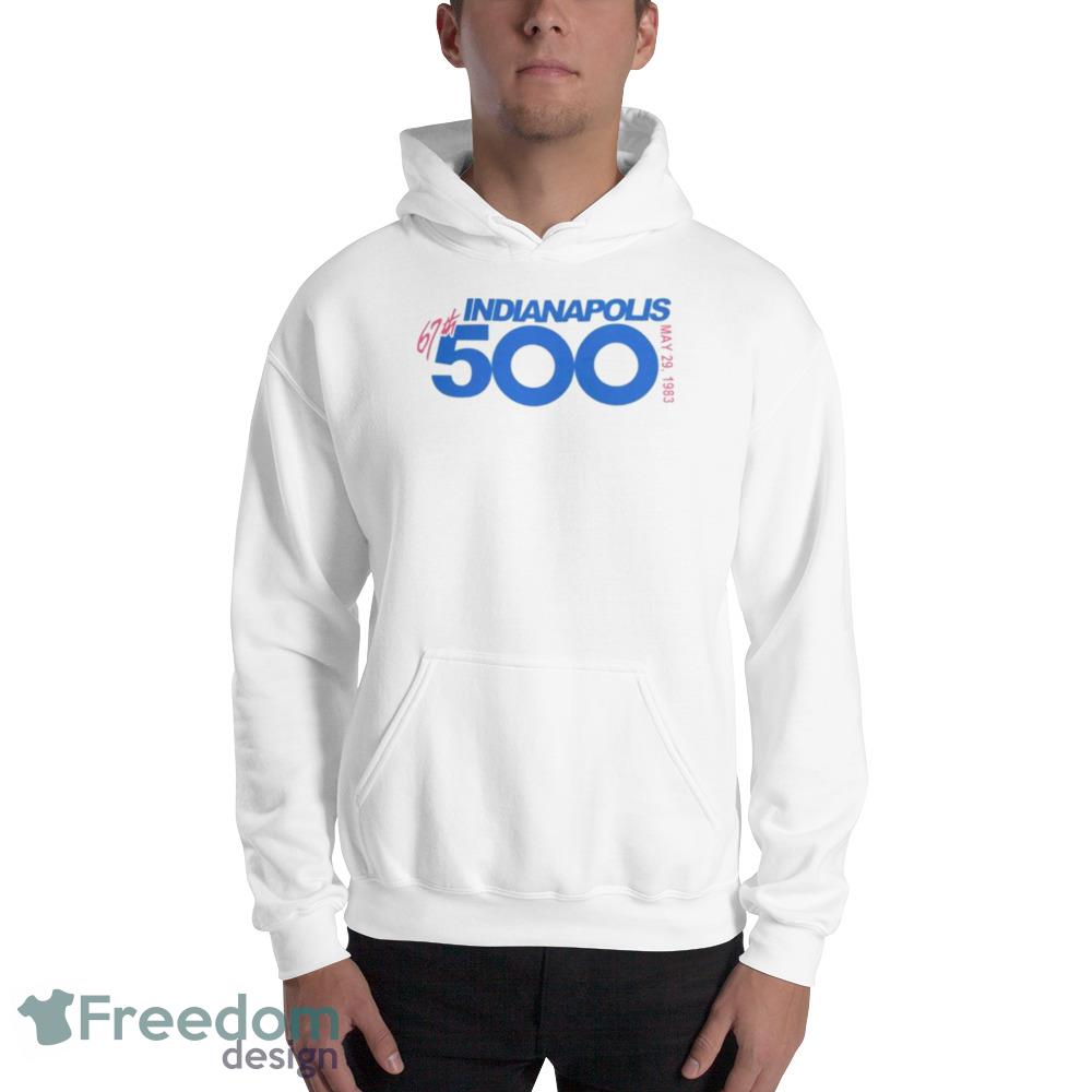 1983 Indianapolis 500 Tee Shirt - 18500 Unisex Heavy Blend Hooded Sweatshirt