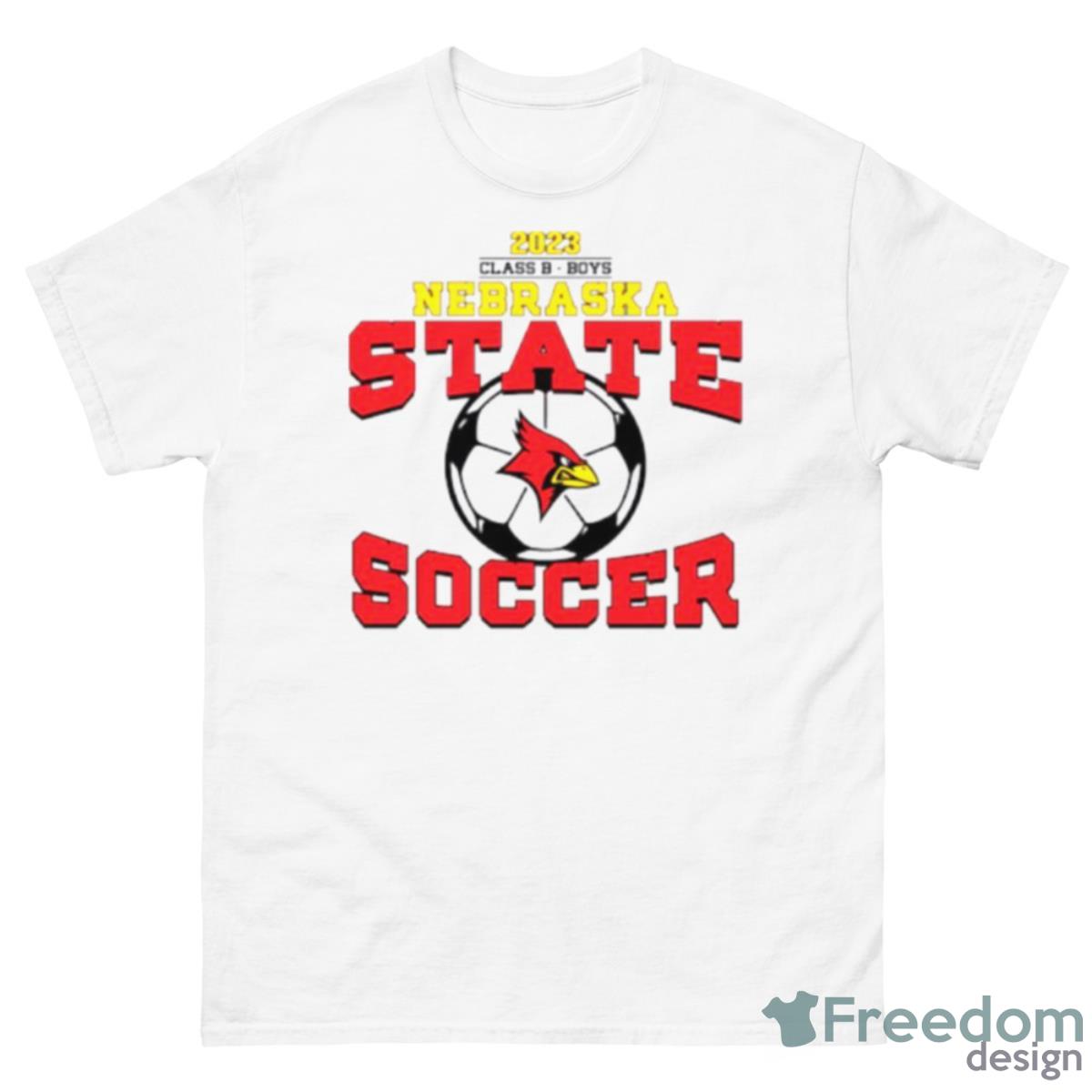 2023 Class B Boys State Soccer Shirt - 500 Men’s Classic Tee Gildan